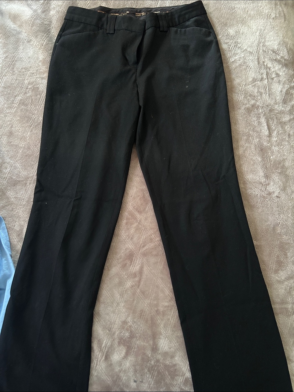 Express Men's Black Dress Pants - Sleek Straight Cut